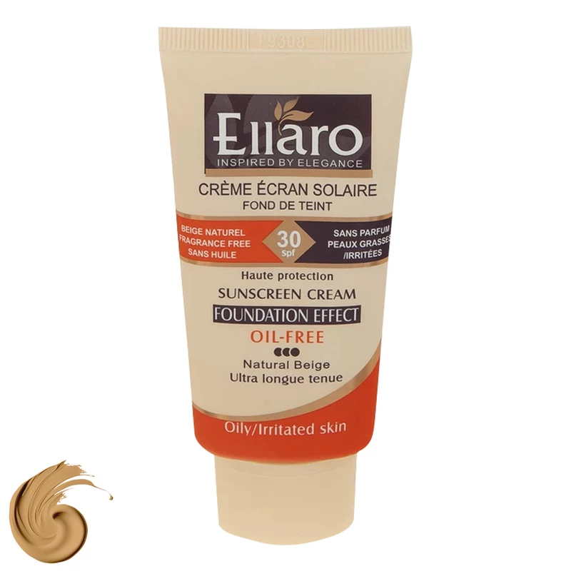 35 کرم ضد آفتاب spf30 بژ طبيعي الارو حجم 40 میلی لیتر - Image 1