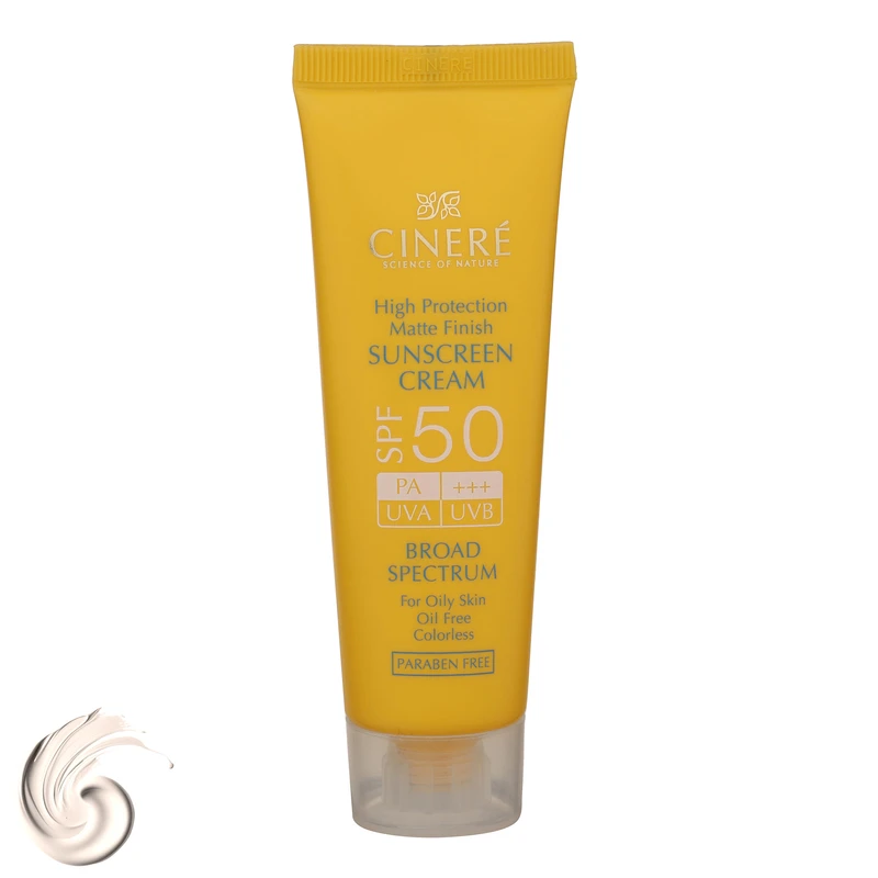 کرم ضد آفتاب فاقد چربي بدون رنگ سينره کرم ضد آفتاب فاقد چربي بدون رنگ سينره spf 50 حجم 50 میلی لیتر - Image 1