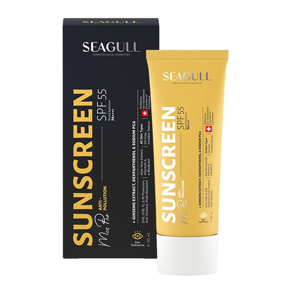آقایییی کرم ضد آفتاب بی رنگ سی گل با SPF55 مناسب آقایان حجم 50 میلی لیتر - Image 1
