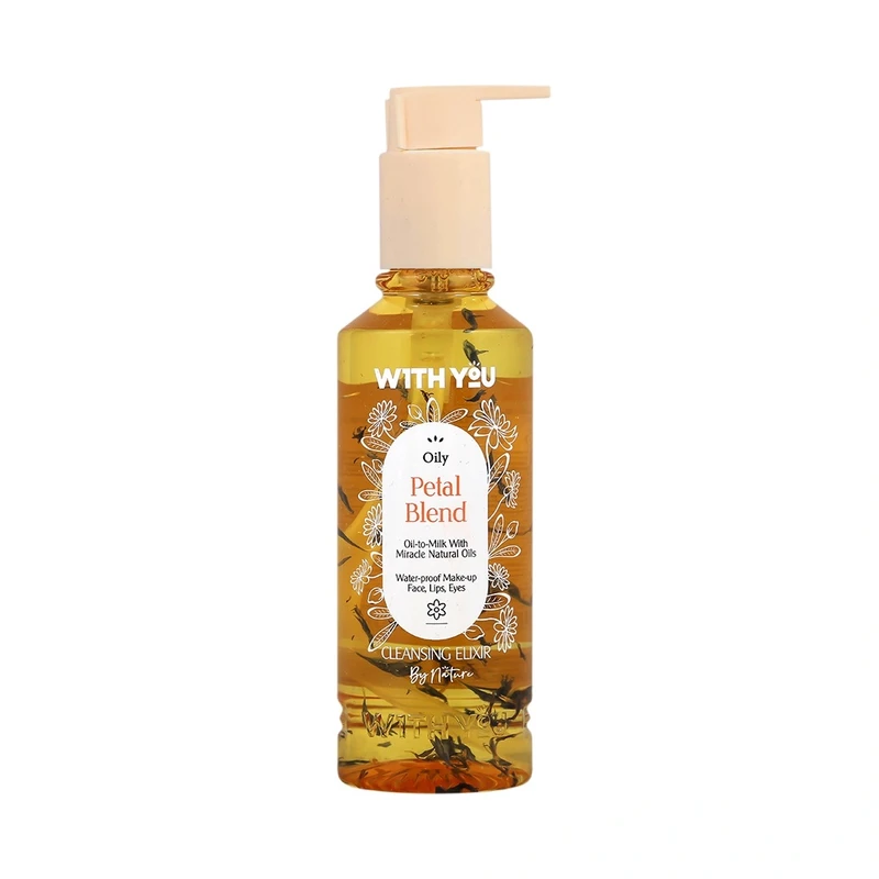 زرد روغن پاککننده آرایش صورت ویت یو مدل Petal Blend حجم 200 میلیلیتر - Image 1